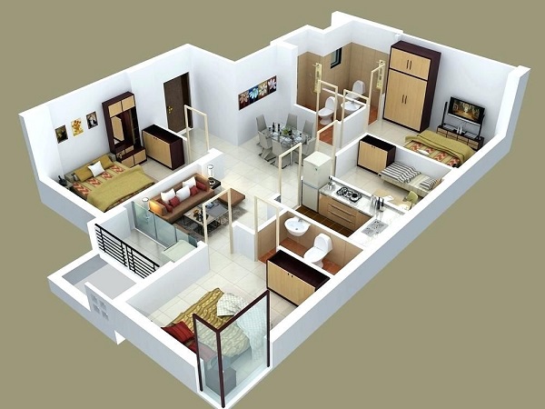 quy hoạch không gian trong thiết kế nội thất